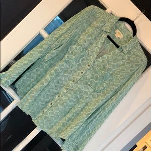 Maeve Long-Sleeved Button Down Silk Top